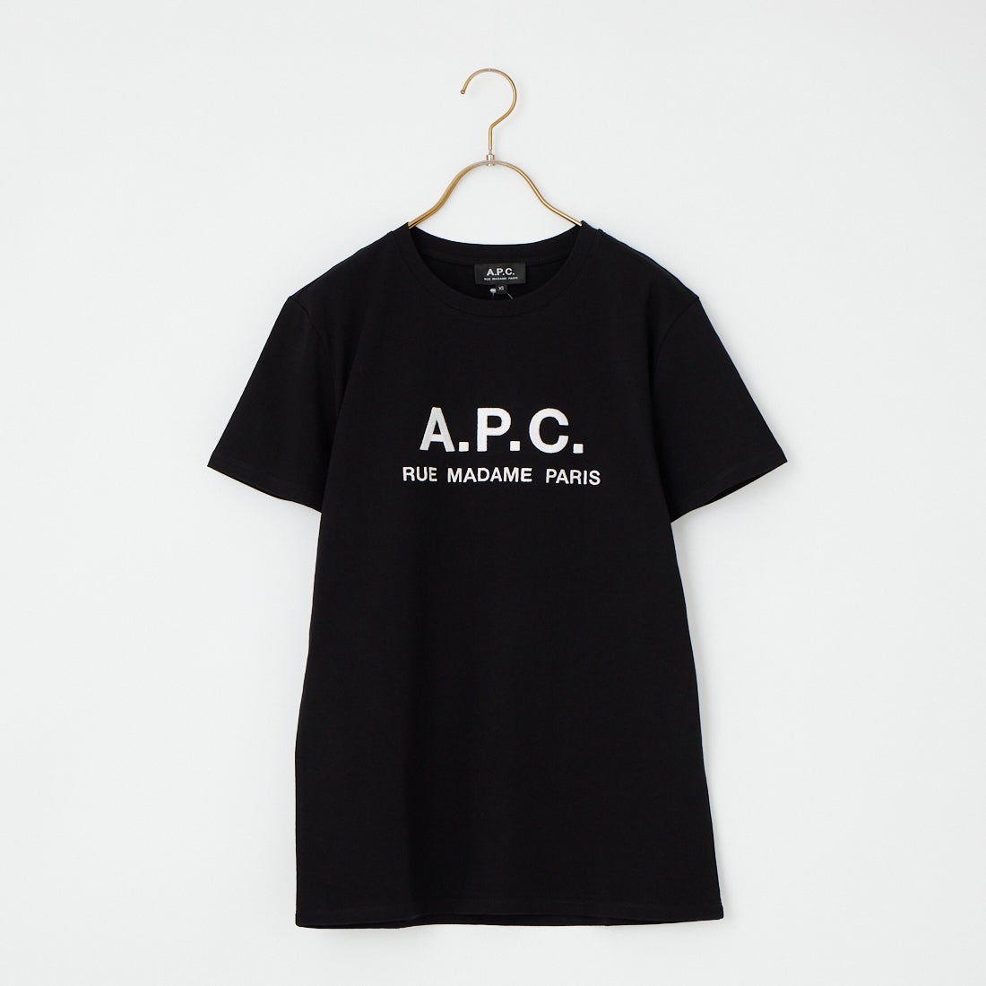 A.P.C. [アー・ペー・セー] APCロゴTシャツ [T-SHIRT-RUE-MADAME-H] 99 NOIR