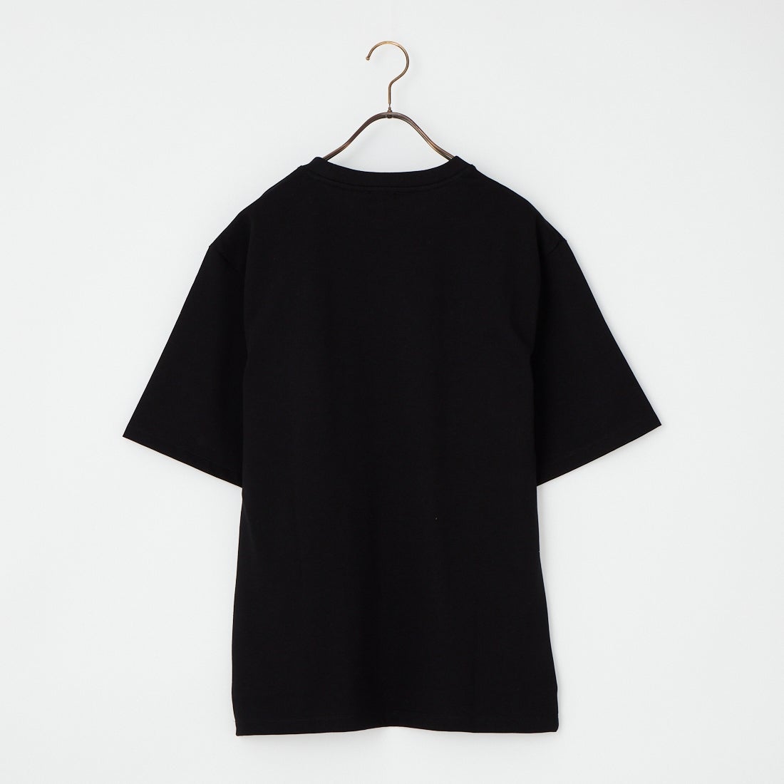 A.P.C. [アー・ペー・セー] アウトラインロゴ刺繍Tシャツ [T-SHIRT-NEW-OUTLINE] 99 NOIR