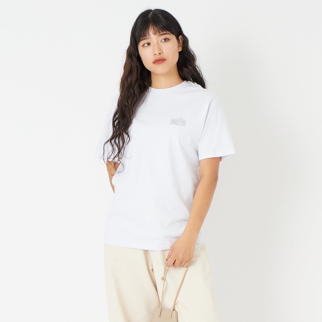 patagonia [パタゴニア] メンズ ストラタスパイア レスポンシビリティー [37839] WHI &&モデル身長：162cm 着用サイズ：XS&&