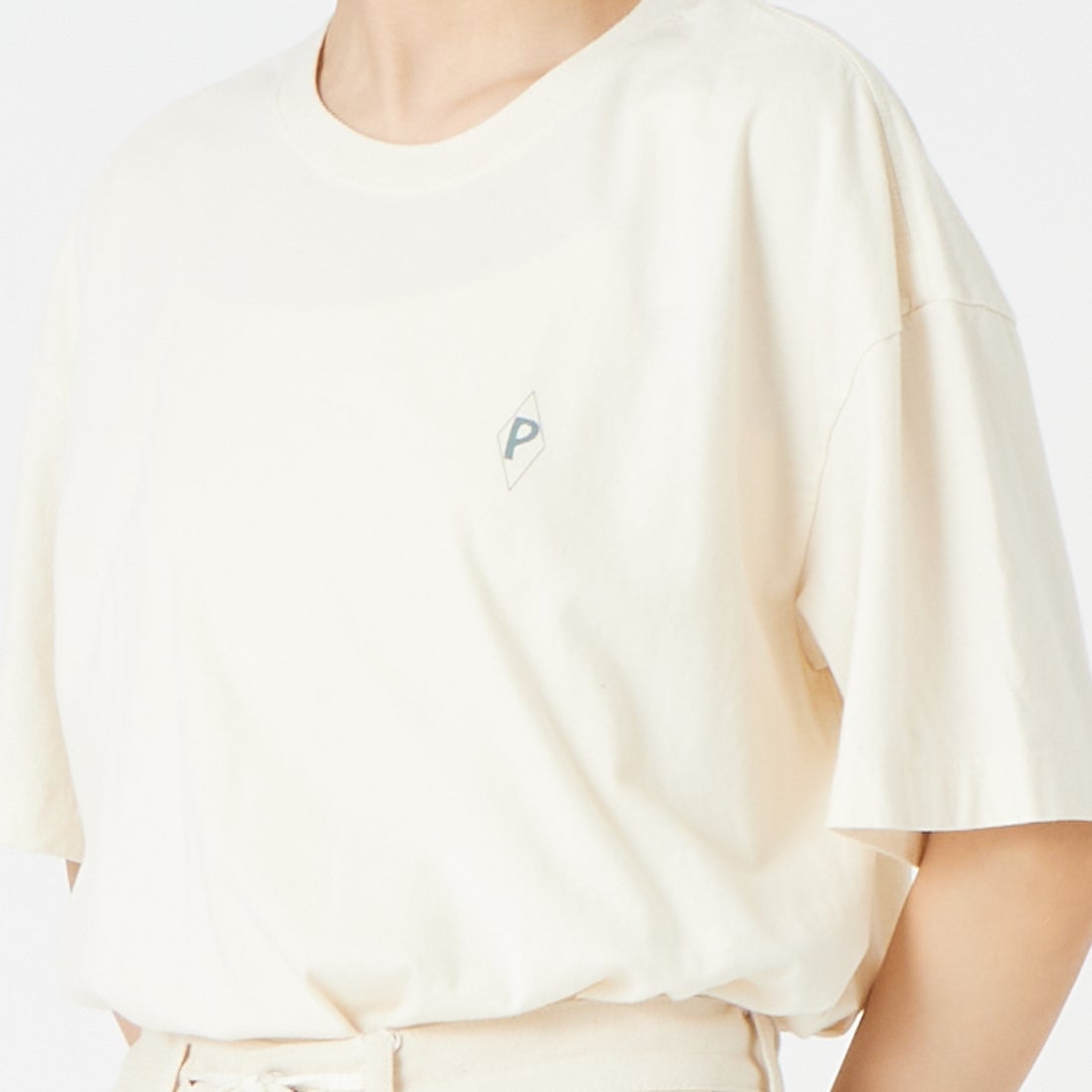 patagonia [パタゴニア] ウィメンズ ウォーターピープルスポッター オーバーサイズTシャツ [37866] UDNL &&モデル身長：162cm 着用サイズ：S&&