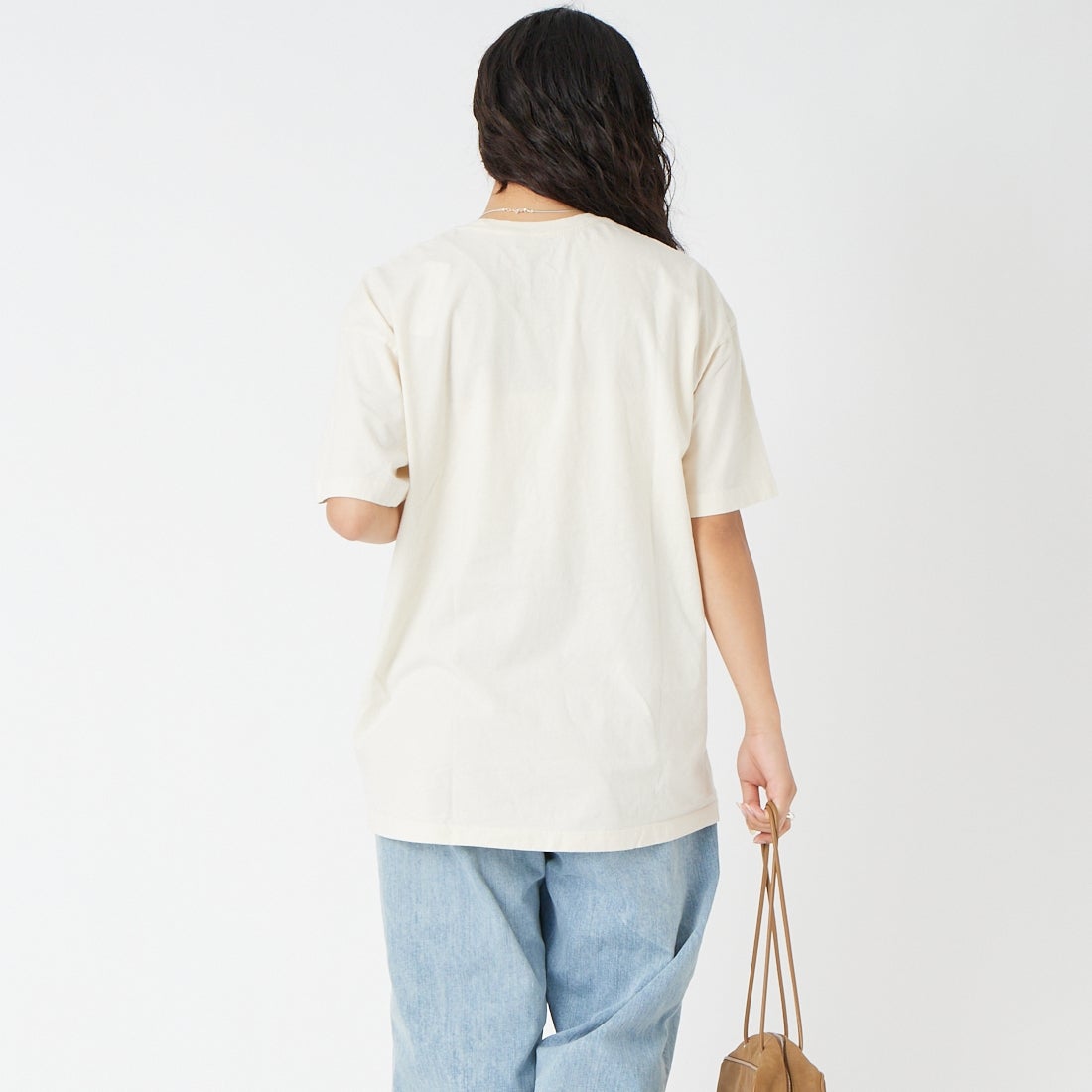 patagonia [パタゴニア] ウィメンズ デザート グロー オーバーサイズTシャツ [37868] UDNL &&モデル身長：162cm 着用サイズ：S&&