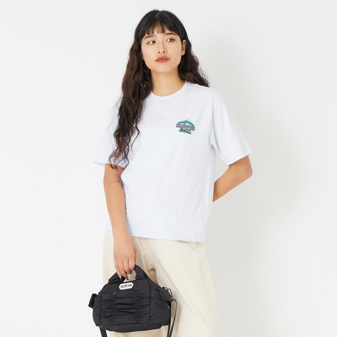 patagonia [パタゴニア] メンズ グレートウェーブスレスポンシビリティー [37873] WHI &&モデル身長：162cm 着用サイズ：XS&&