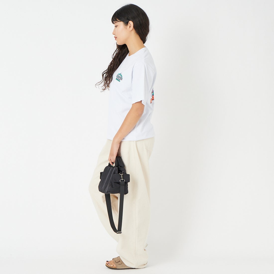 patagonia [パタゴニア] メンズ グレートウェーブスレスポンシビリティー [37873] WHI &&モデル身長：162cm 着用サイズ：XS&&