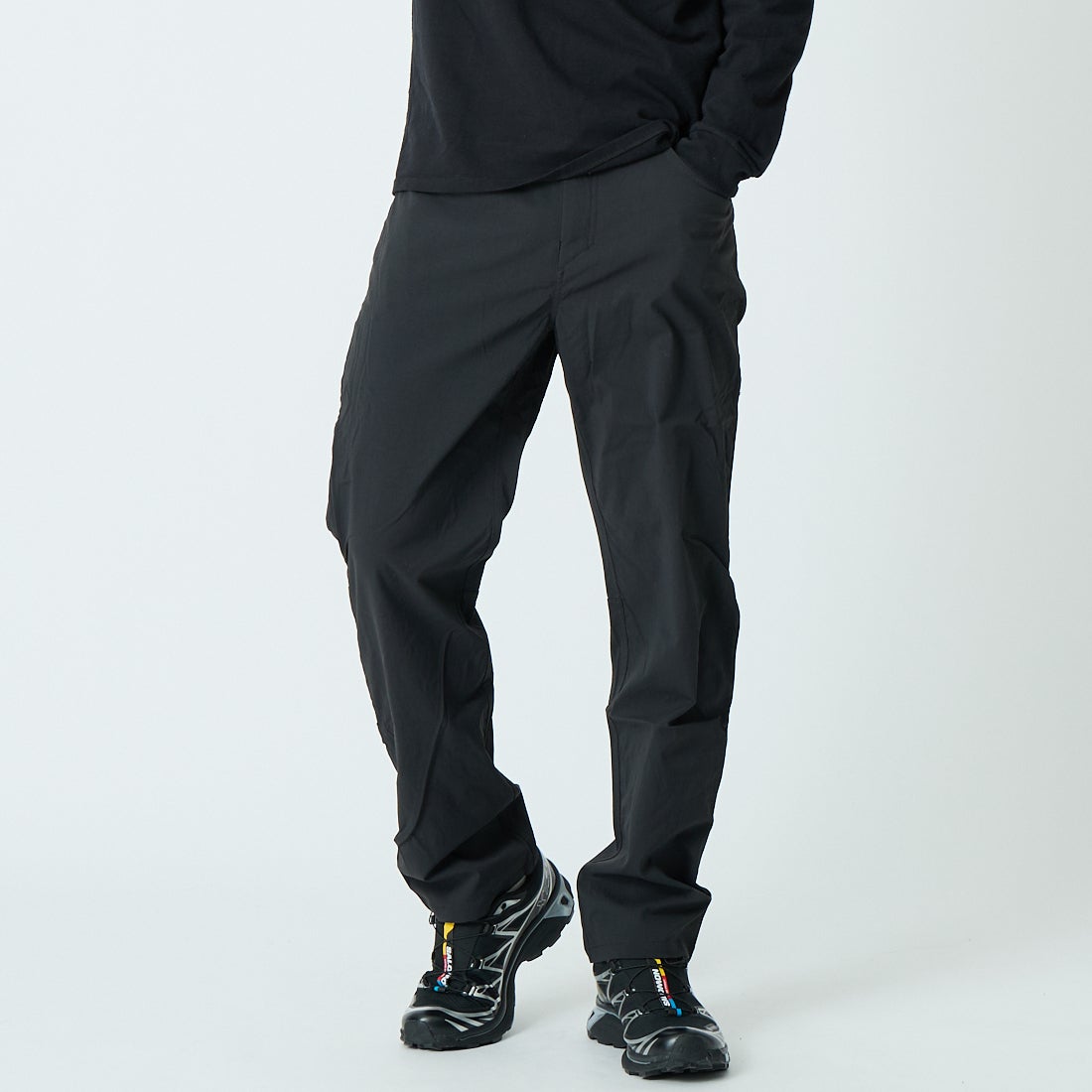 patagonia [パタゴニア] メンズ クアンダリーパンツ ショート [55178] BLK &&モデル身長：179cm 着用サイズ：32&&