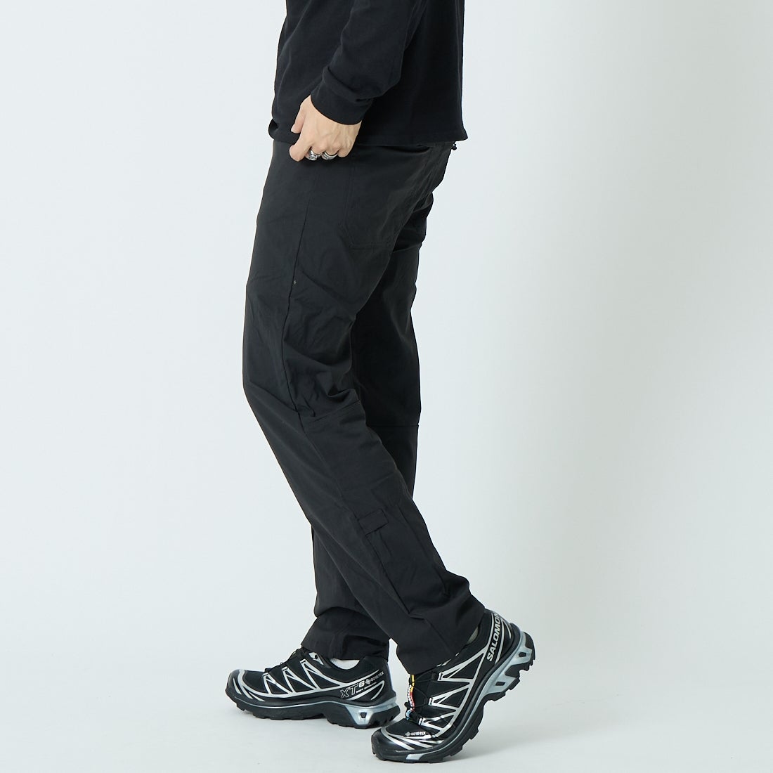 patagonia [パタゴニア] メンズ クアンダリーパンツ ショート [55178] BLK &&モデル身長：179cm 着用サイズ：32&&