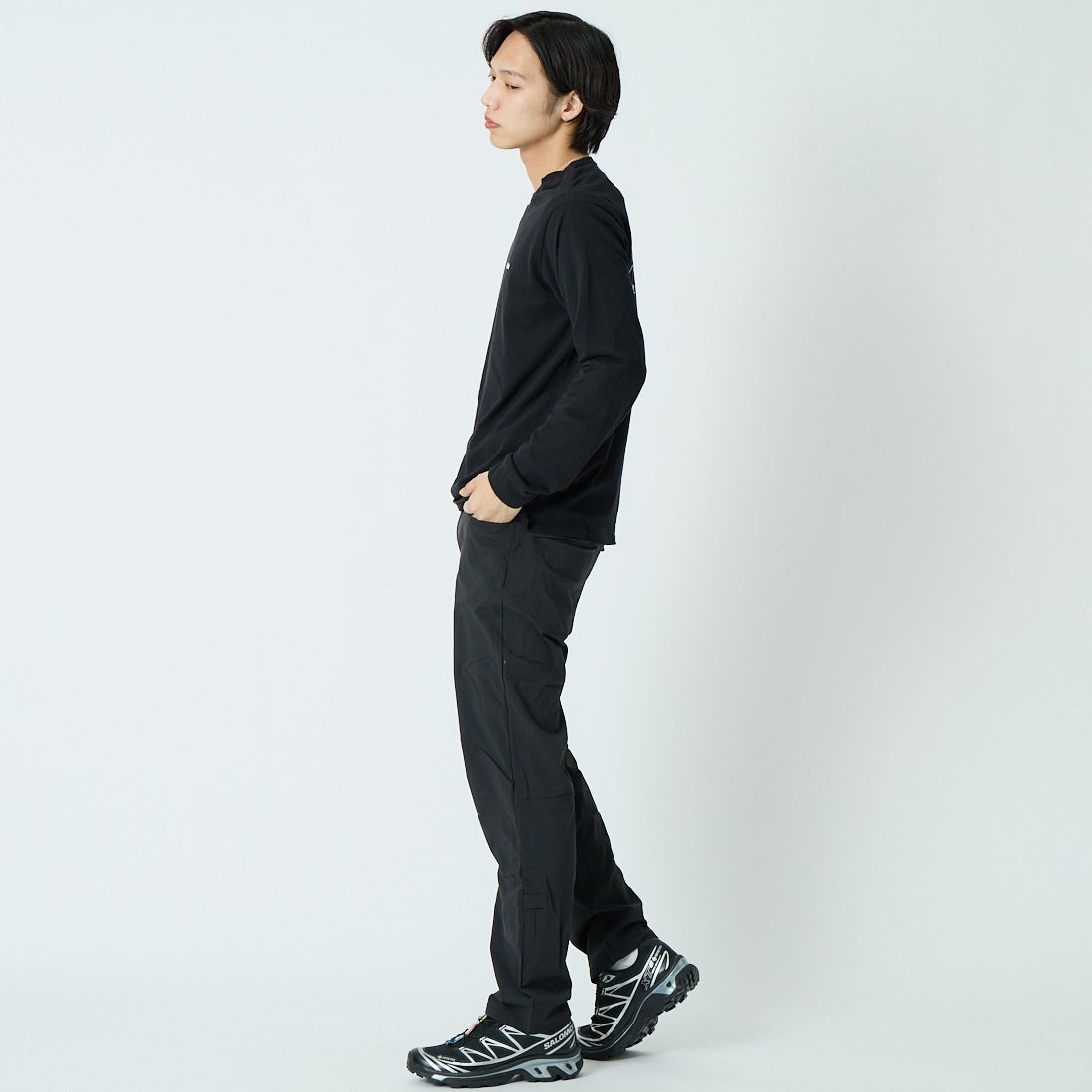 patagonia [パタゴニア] メンズ クアンダリーパンツ ショート [55178] BLK &&モデル身長：179cm 着用サイズ：32&&