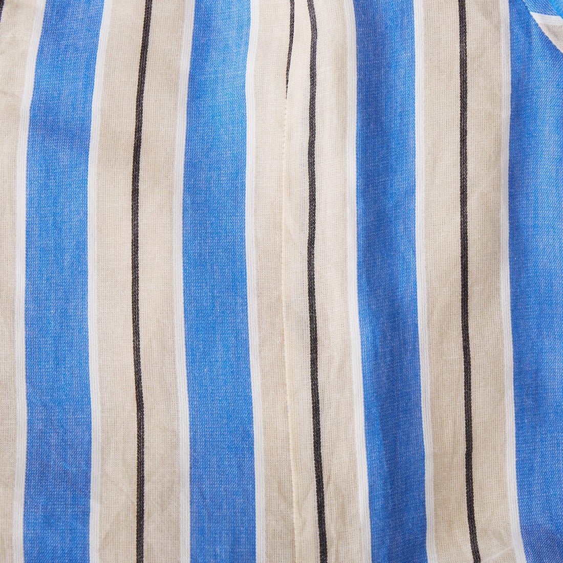 ne Quittez pas [ヌキテパ] コットンボイル ストライプパネルドレス [010461WN4] 75 BLUE