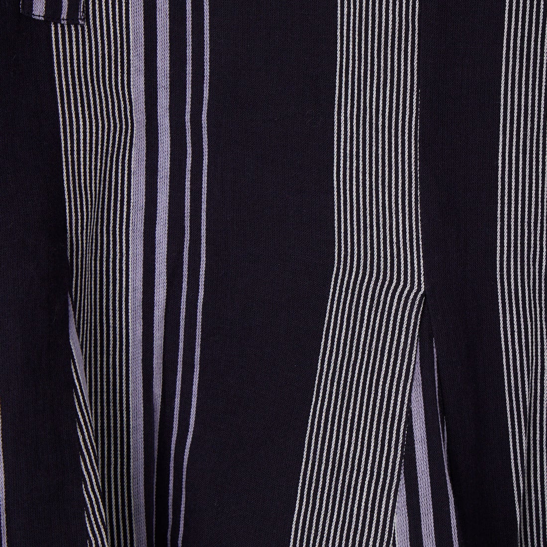 ne Quittez pas [ヌキテパ] コットンボイル ストライプパネルドレス [010461WN4] 79 NAVY