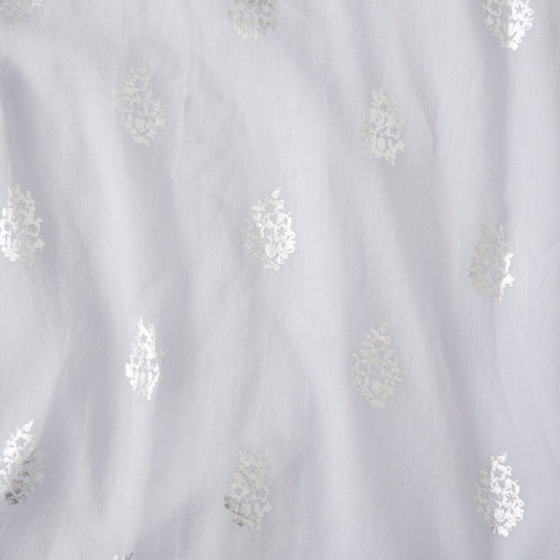 ne Quittez pas [ヌキテパ] フラワー箔プリント ギャザーブラウス [010100CM1] 01 WHITE