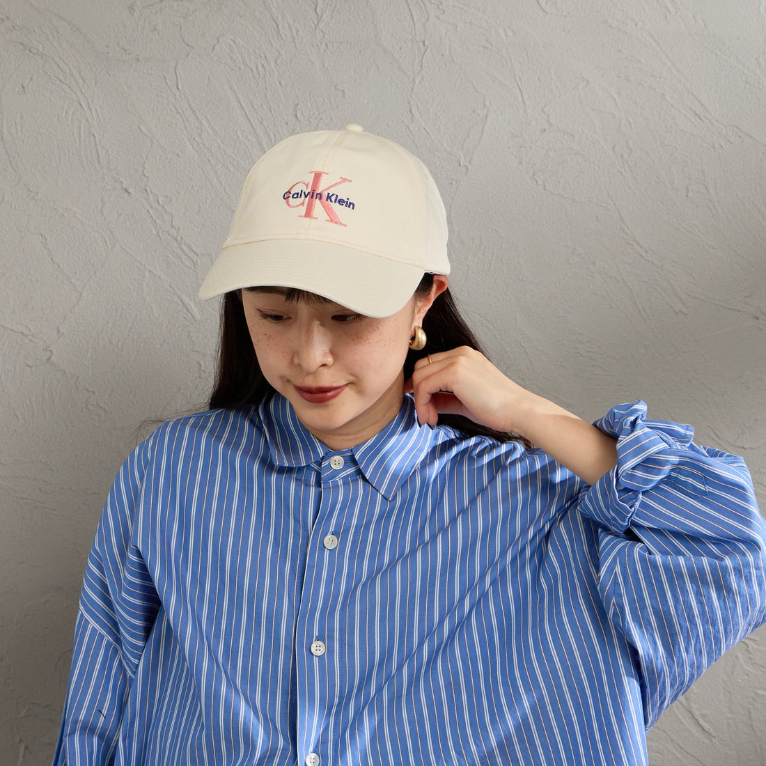 Calvin Klein [カルバンクライン] モノグラムロゴ ベースボールキャップ [4K5026G] F7J