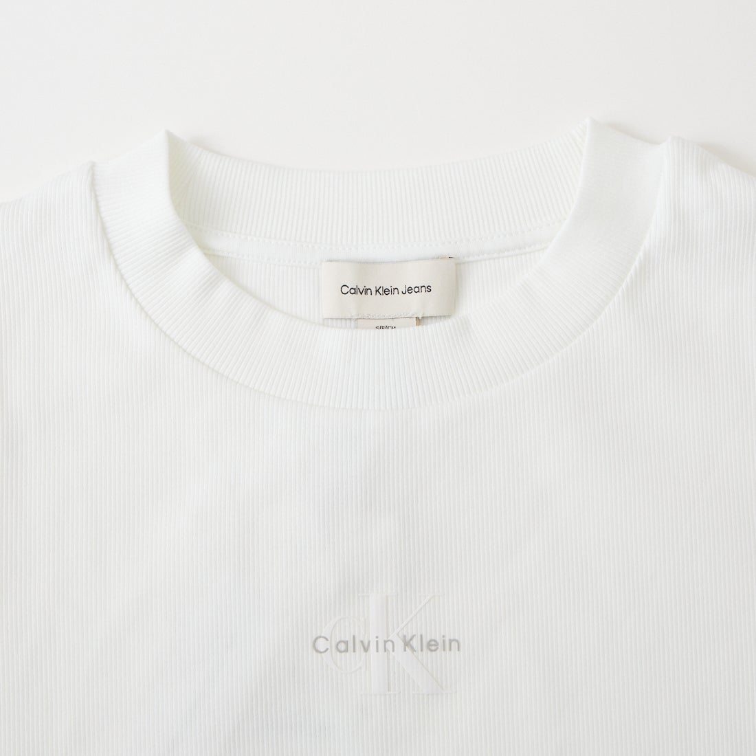 Calvin Klein [カルバンクライン] モノグラムロゴ ベビーTシャツ [47AB802] YAA