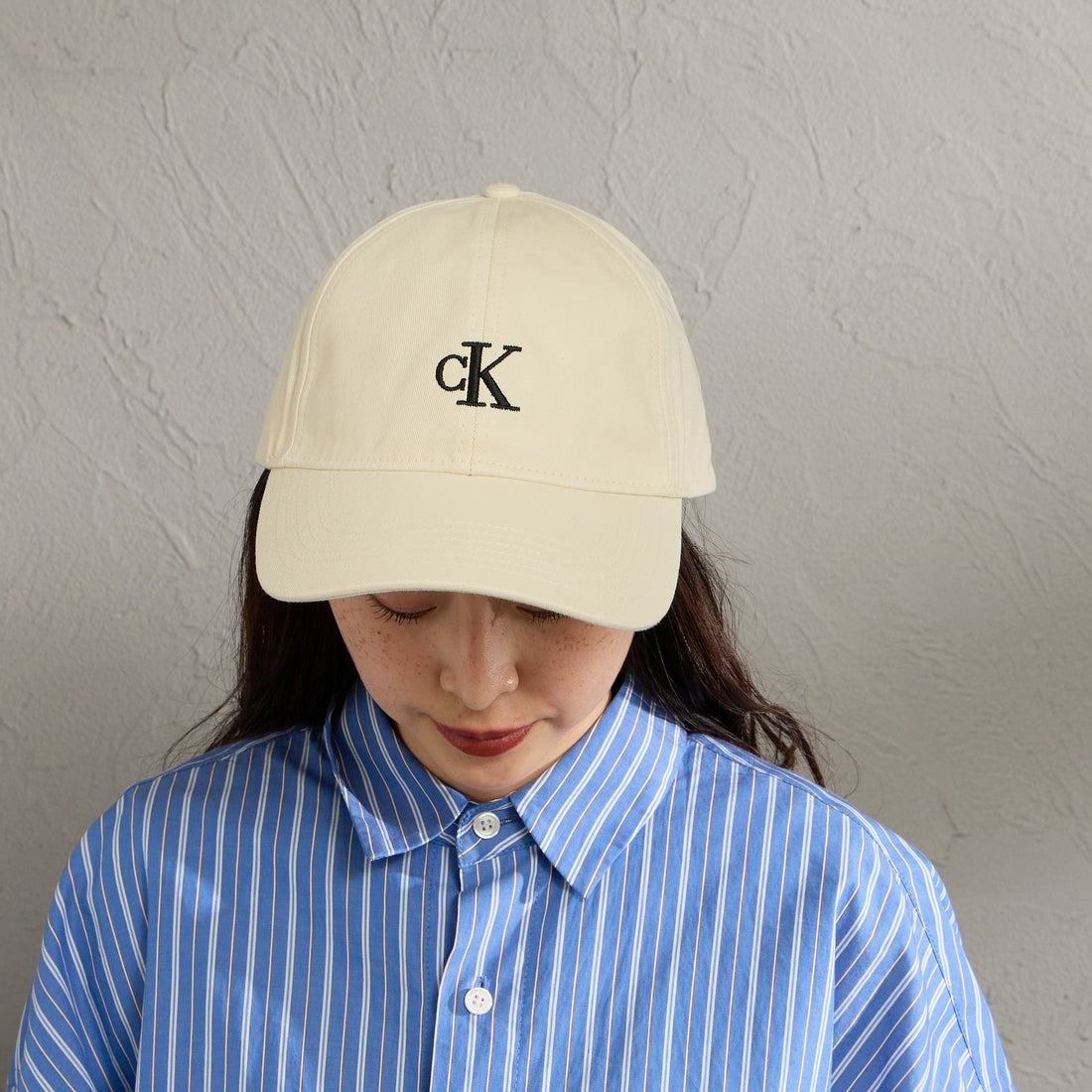 Calvin Klein [カルバンクライン] モノグラムロゴ ベースボールキャップ [4G5002G] YAE