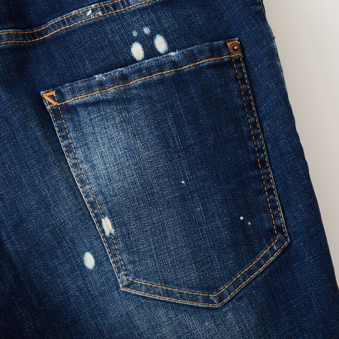 Dsquared2 [ディースクエアード] トラックデニムパンツ [74KB1142-30664] 470 NAVY B