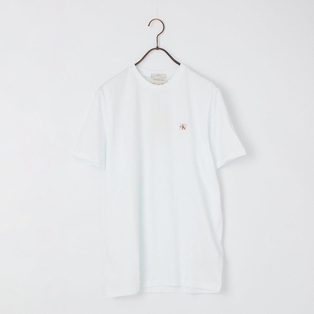 Calvin Klein [カルバンクライン] モノグラムバッジ クラシックTシャツ [4RC272G] YAF