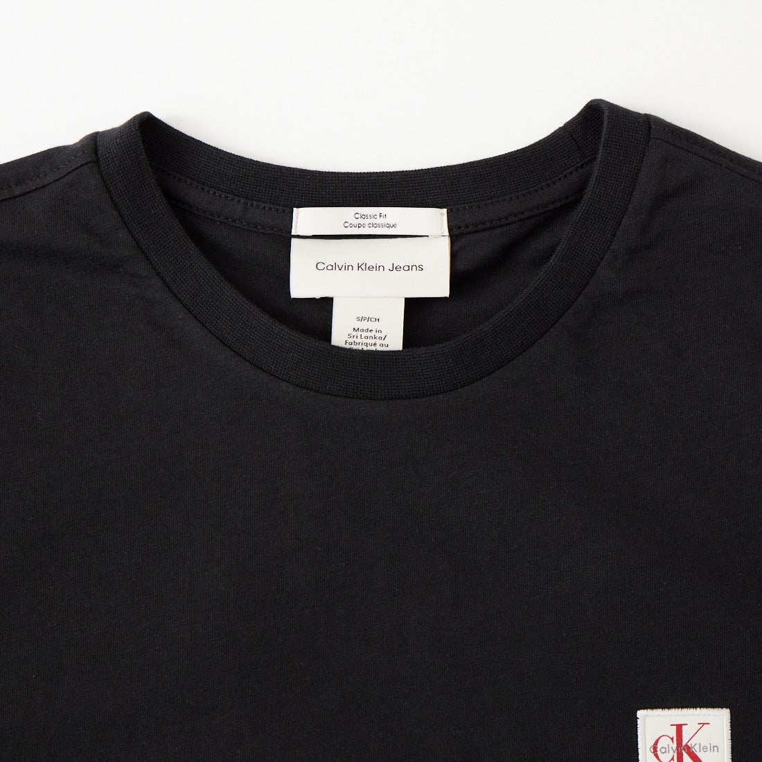 Calvin Klein [カルバンクライン] モノグラムバッジ クラシックTシャツ [4RC272G] UB1