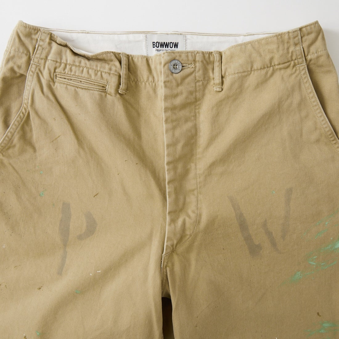 ●Lサイズ●BOWWOW●PW 41 カーキ トラウザーズ AGED PW 41 Khaki Trousers Aged(XXXL(MEN) Khaki/カーキ): BOW WOW