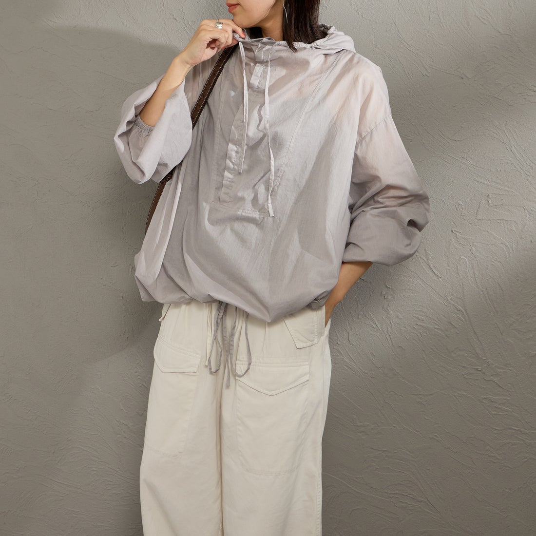 GRAY&&モデル身長：160cm 着用サイズ：F&&