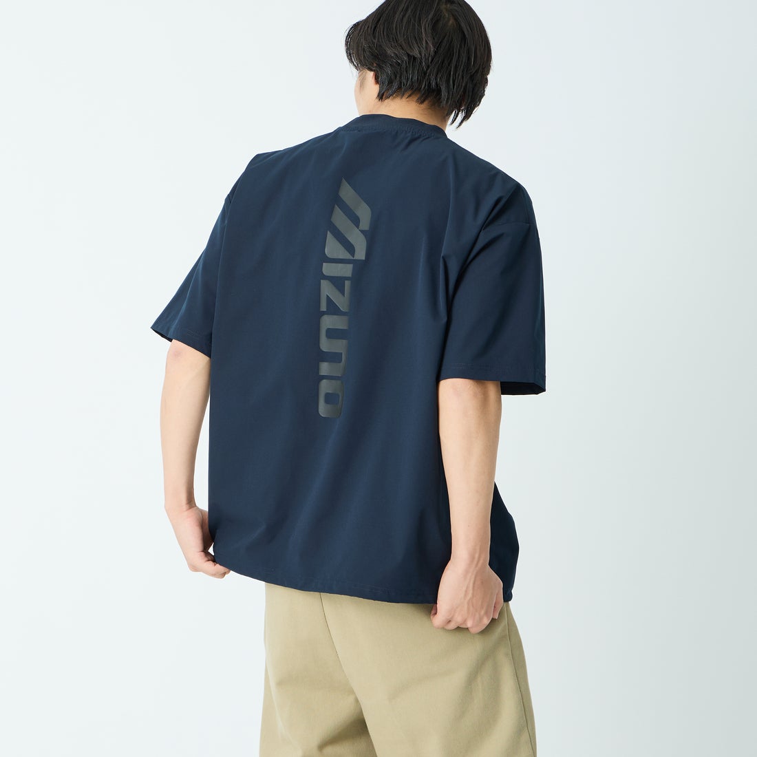 NAVY&&モデル身長：179cm 着用サイズ：L&&
