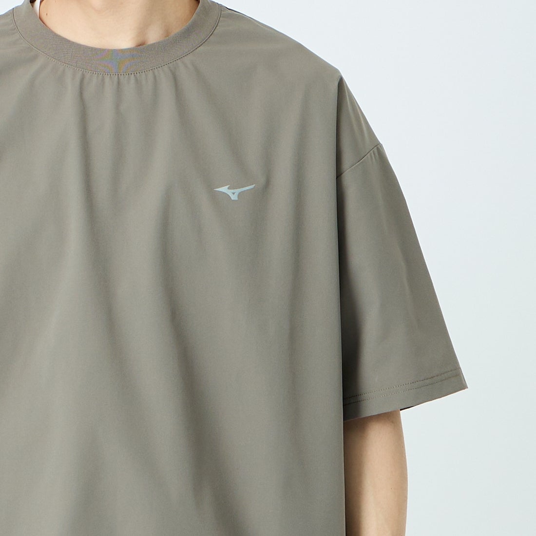 MIZUNO [ミズノ] 別注 4WAYストレッチ バックプリントTシャツ [D2JADW04-JF] CHARCOAL