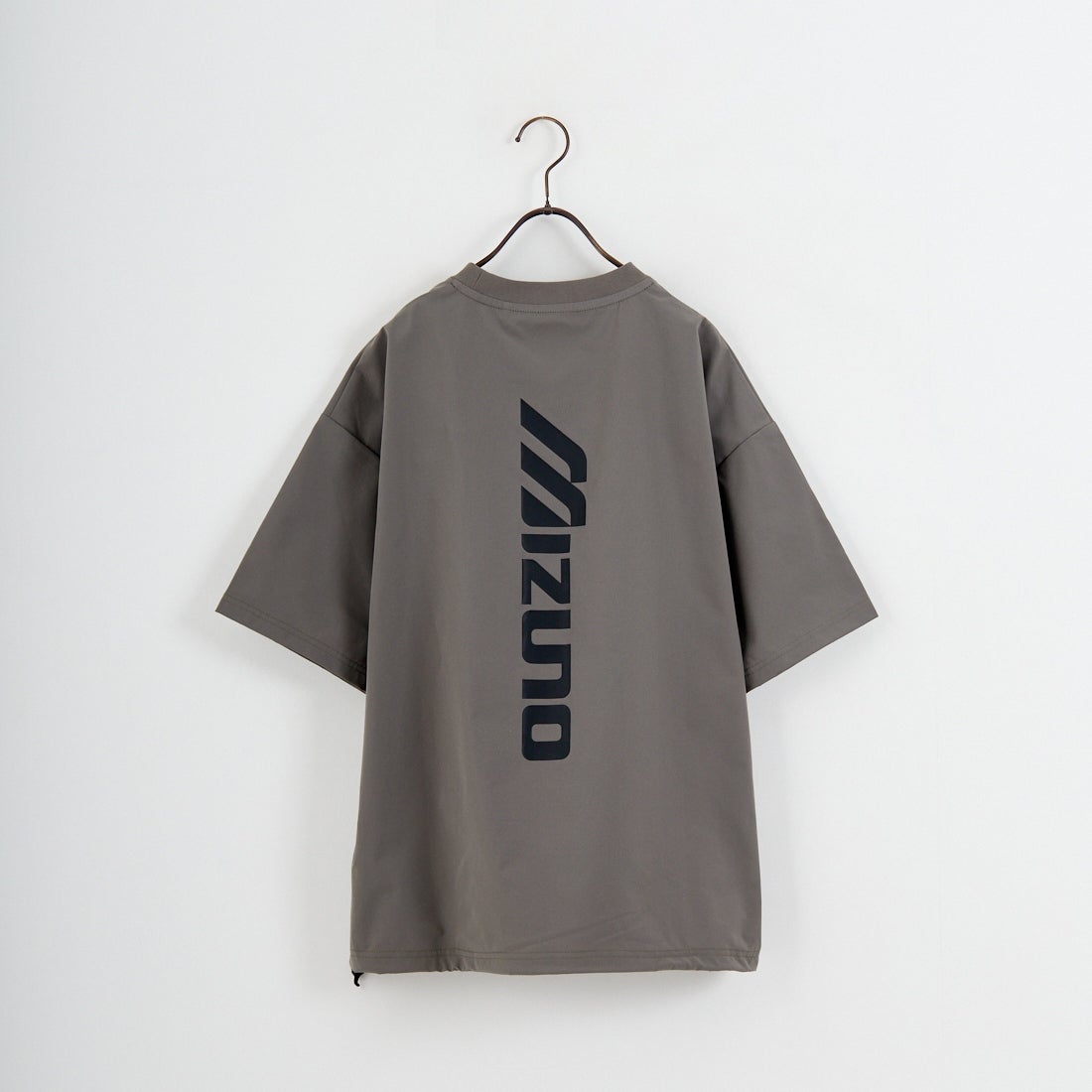 MIZUNO [ミズノ] 別注 4WAYストレッチ バックプリントTシャツ [D2JADW04-JF] CHARCOAL