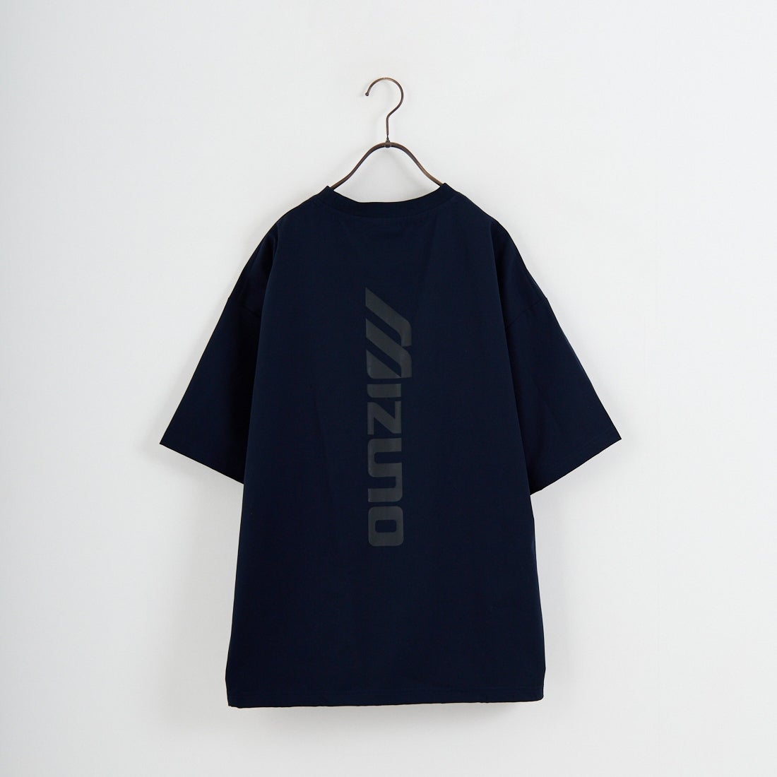 MIZUNO [ミズノ] 別注 4WAYストレッチ バックプリントTシャツ [D2JADW04-JF] NAVY