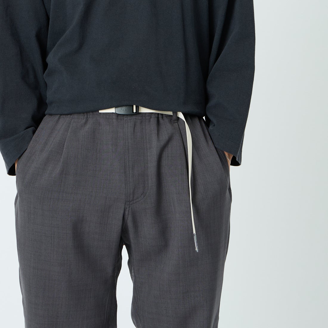 GRAMiCCi [グラミチ] 別注 リネンライク エブリデイパンツ [GUP6-S2016-JF] CHARCOAL
