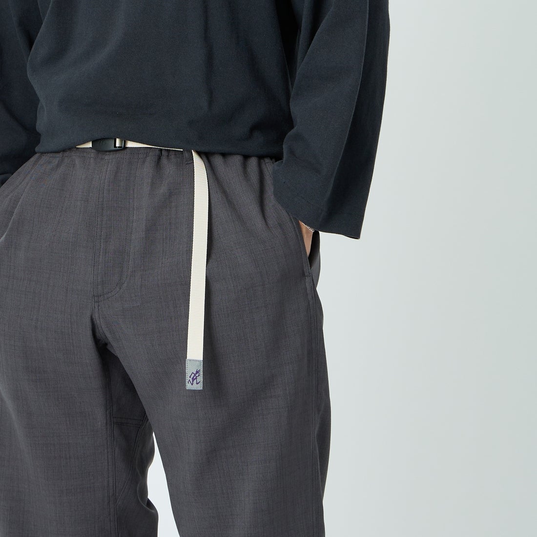 GRAMiCCi [グラミチ] 別注 リネンライク エブリデイパンツ [GUP6-S2016-JF] CHARCOAL