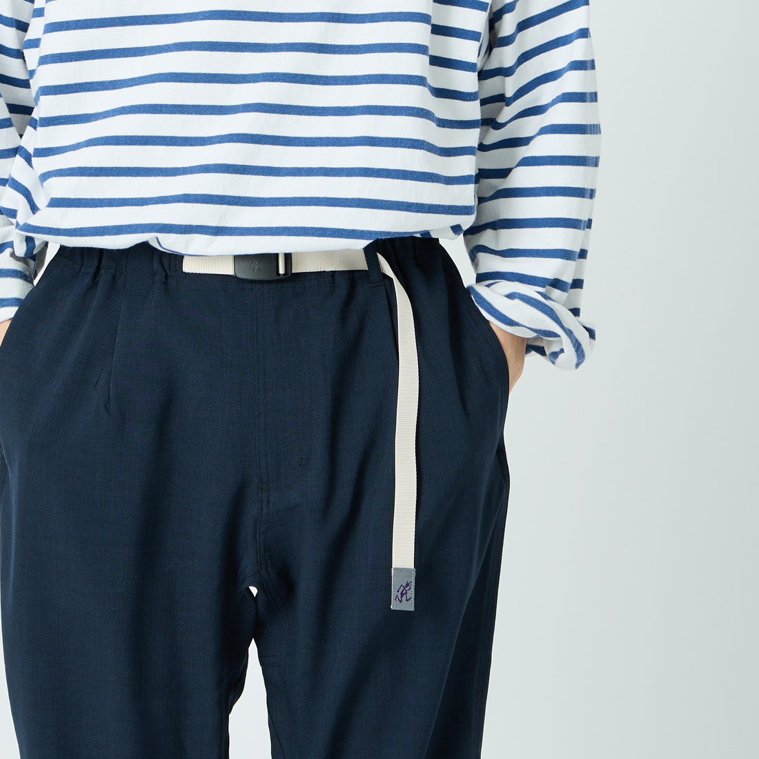 GRAMiCCi [グラミチ] 別注 リネンライク エブリデイパンツ [GUP6-S2016-JF] NAVY