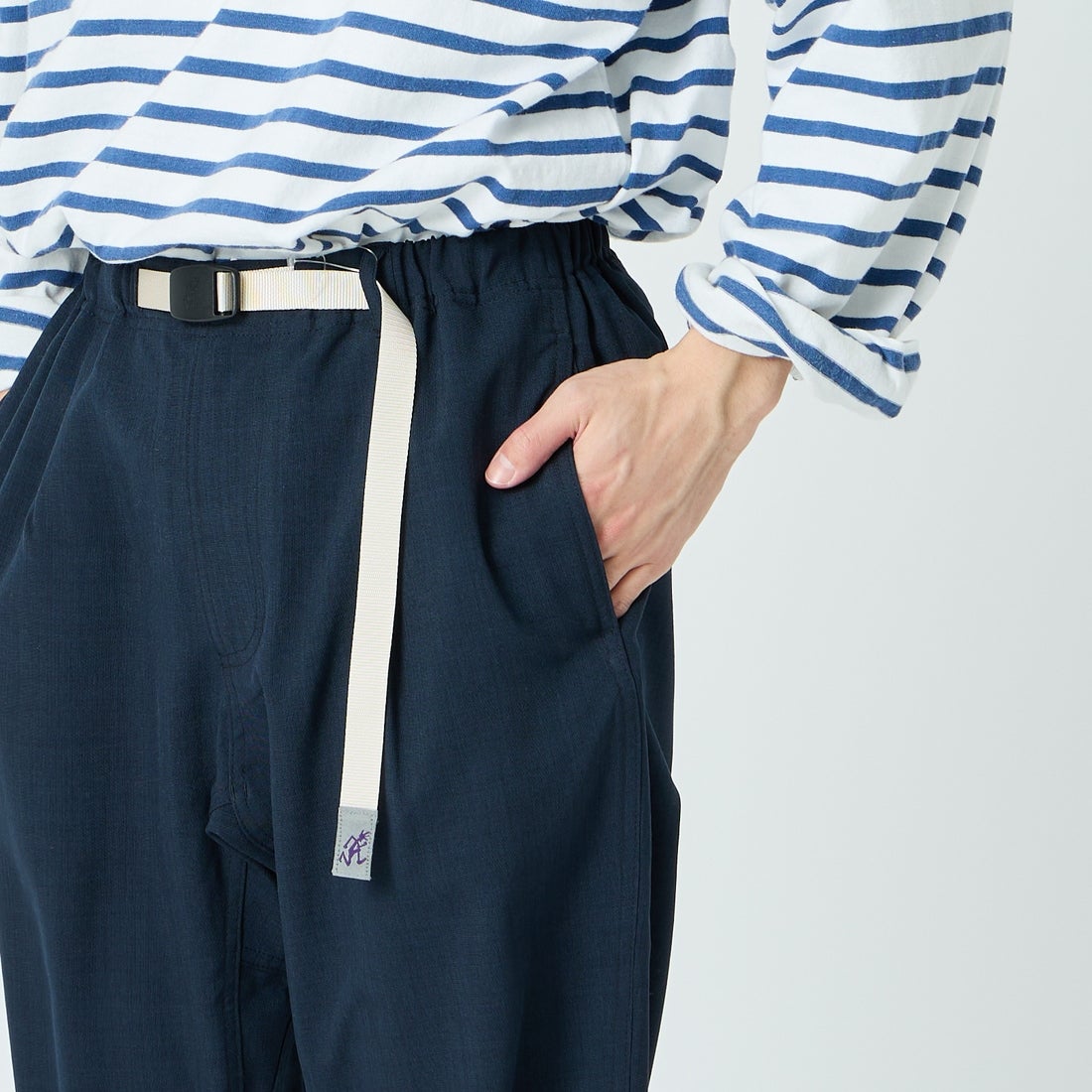 GRAMiCCi [グラミチ] 別注 リネンライク エブリデイパンツ [GUP6-S2016-JF] NAVY