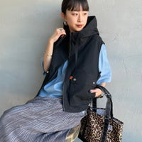 BLACK&&モデル身長：150cm 着用サイズ：F&&