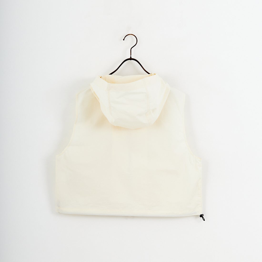 UNIVERSAL OVERALL [ユニバーサルオーバーオール] 別注 ショート丈 フード付きワークベスト [U2612460IN-JF] IVORY