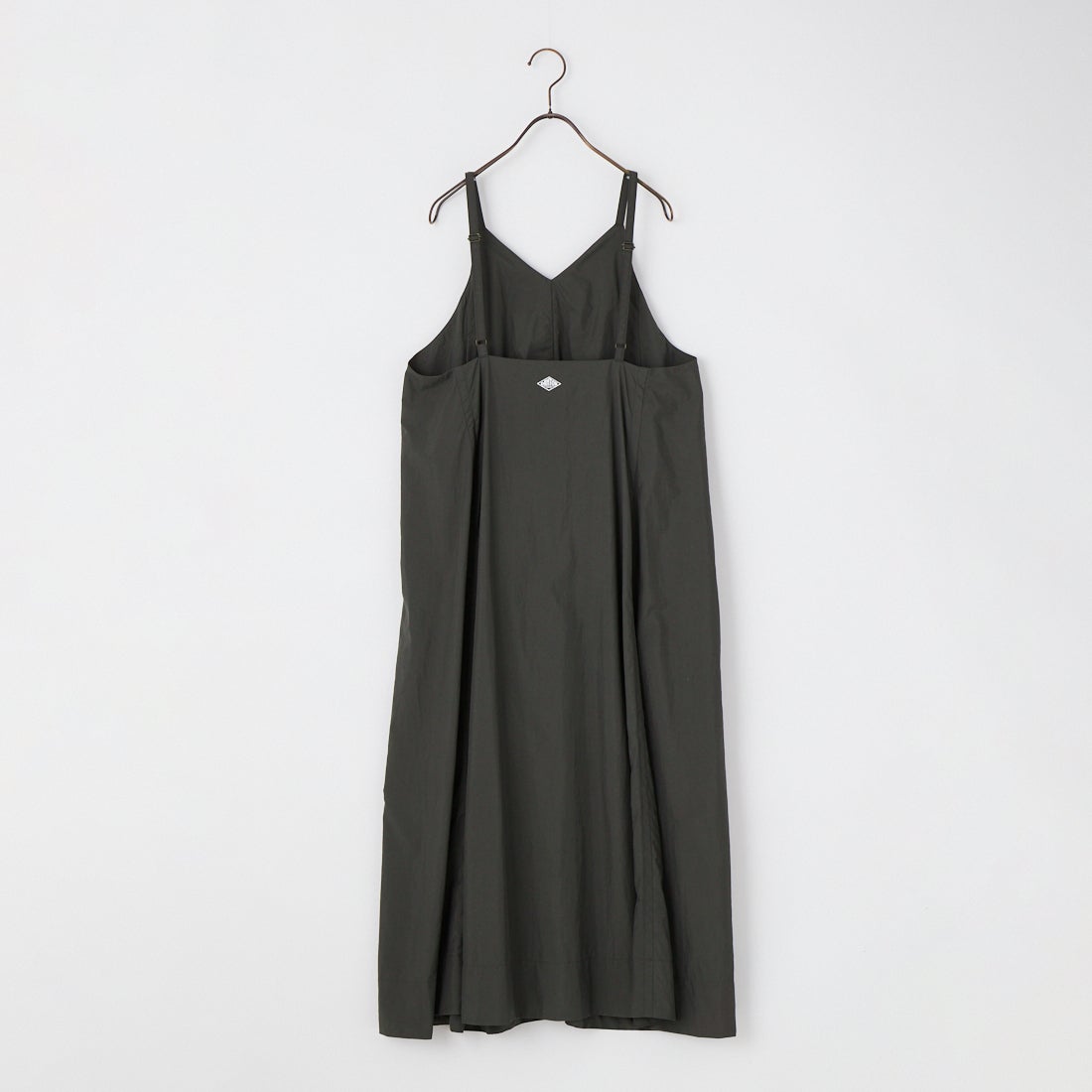 DANTON [ダントン] ナイロンタフタ Aラインキャミソールワンピース [DT-G0114NSB] CHARCOAL