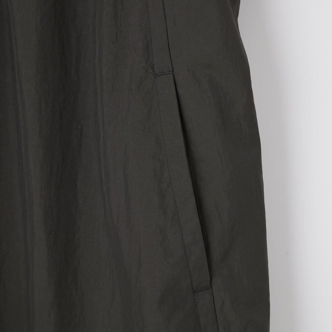 DANTON [ダントン] ナイロンタフタ Aラインキャミソールワンピース [DT-G0114NSB] CHARCOAL