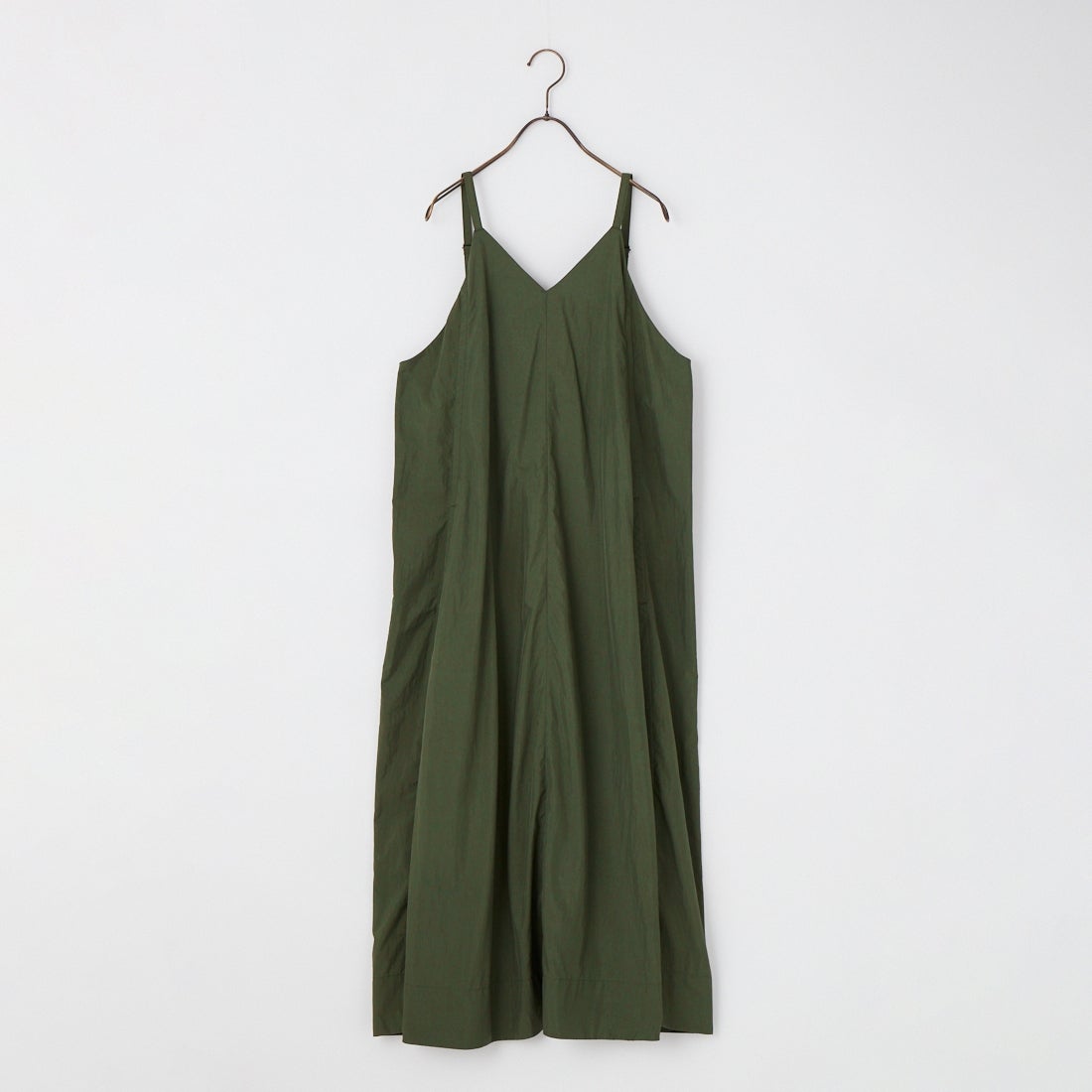DANTON [ダントン] ナイロンタフタ Aラインキャミソールワンピース [DT-G0114NSB] OLIVE