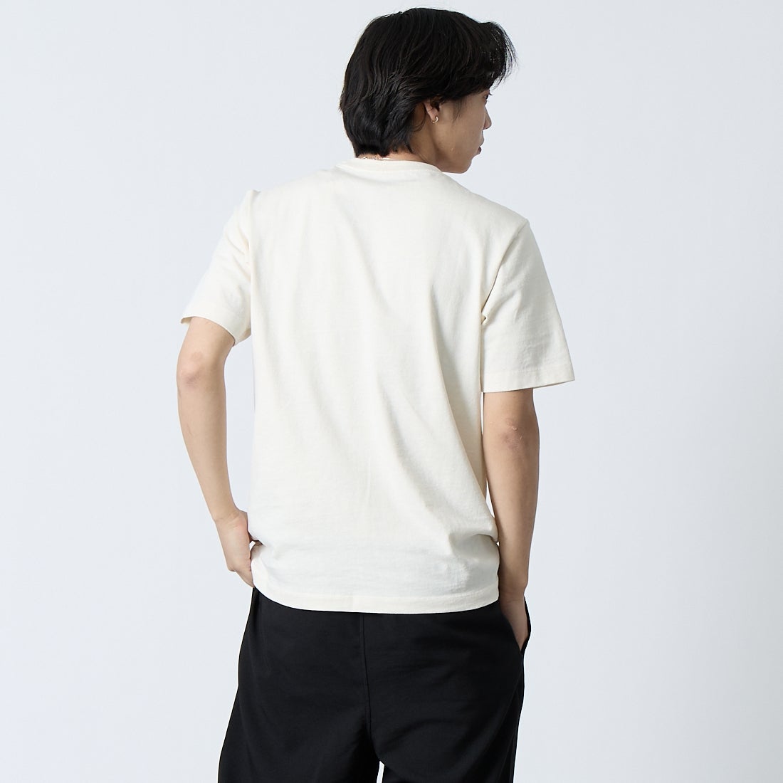 patagonia [パタゴニア] メンズ ミッドウェイト '95 オーバルロゴポケットティー [37880] UDNL &&モデル身長：179cm 着用サイズ：M&&