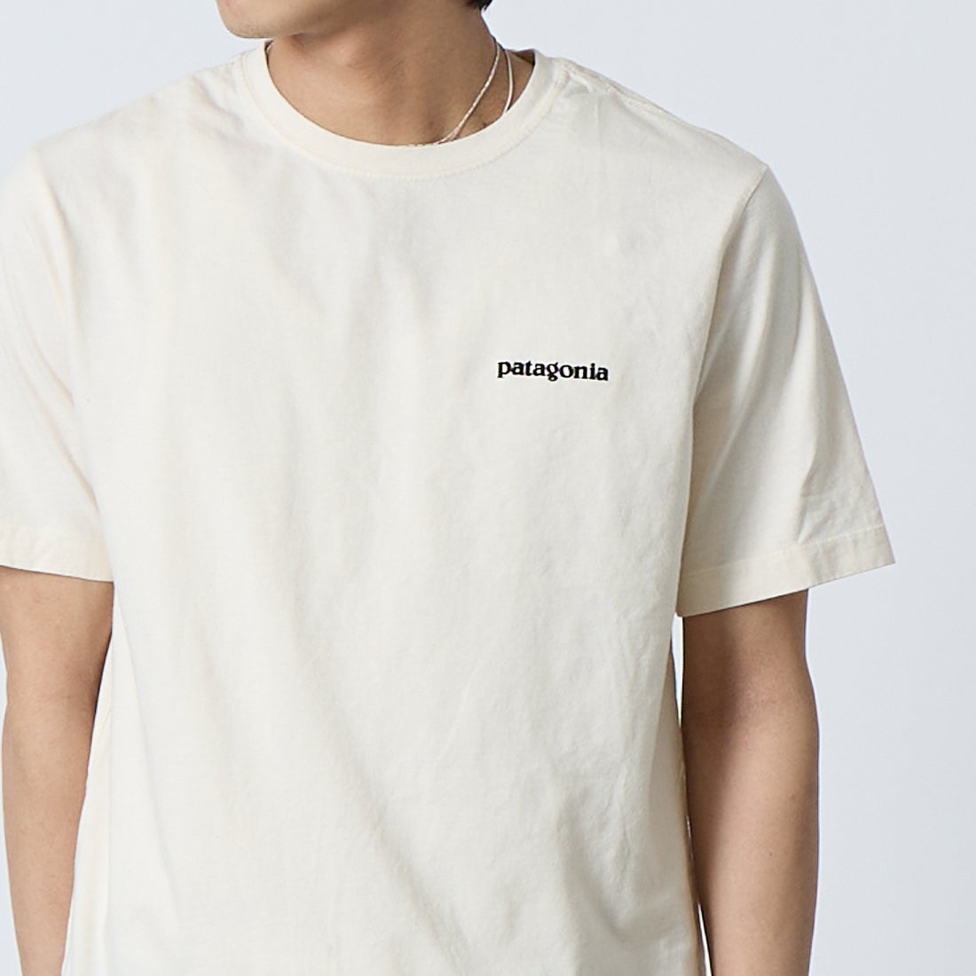 patagonia [パタゴニア] メンズ フィッツロイトラウトTシャツ [37846] UDNL &&モデル身長：179cm 着用サイズ：S&&