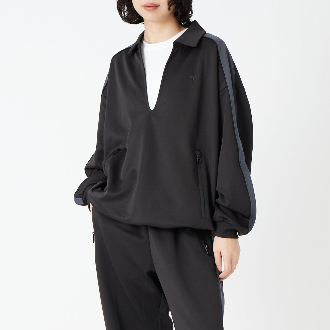 01 PUMA BL&&モデル身長：162cm 着用サイズ：S&&