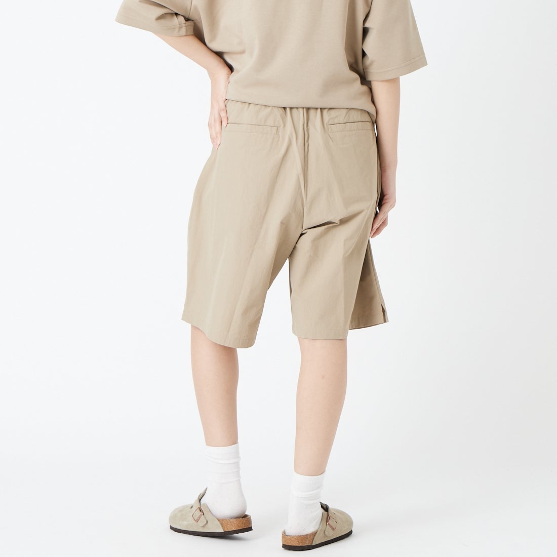 PUMA [プーマ] バルーンショーツ [638053] 55 ICE COF &&モデル身長：162cm 着用サイズ：S&&