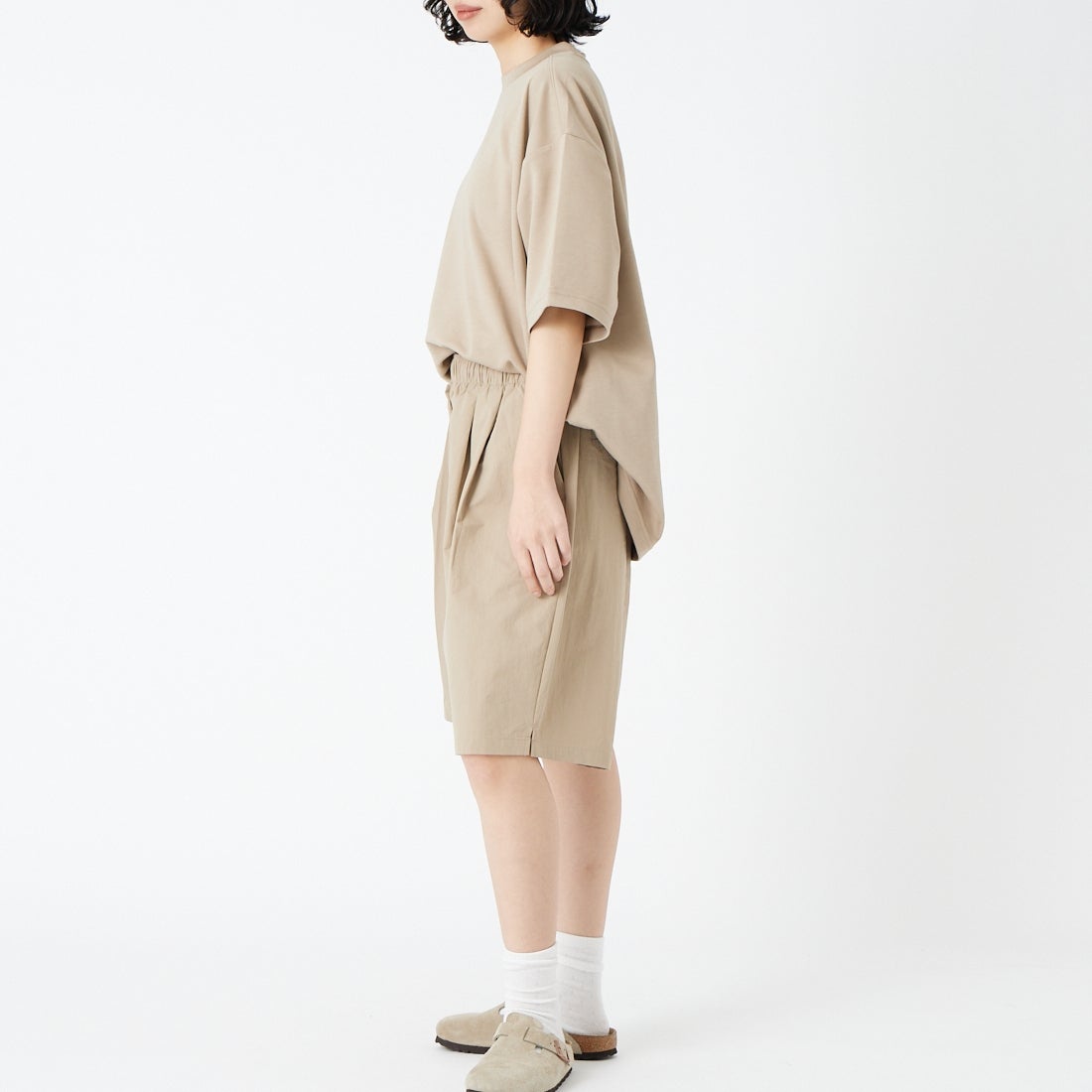PUMA [プーマ] バルーンショーツ [638053] 55 ICE COF &&モデル身長：162cm 着用サイズ：S&&