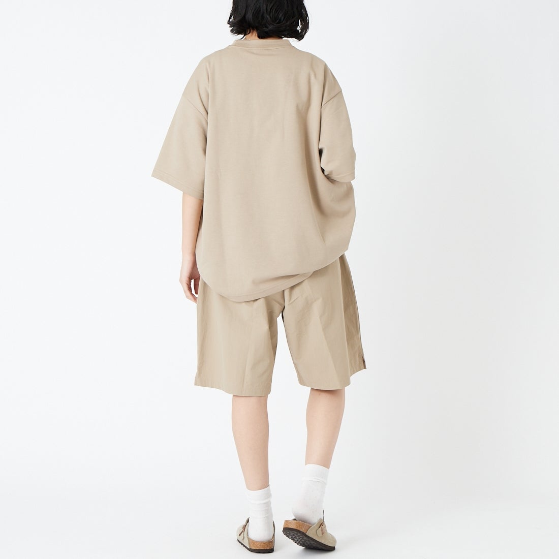 PUMA [プーマ] バルーンショーツ [638053] 55 ICE COF &&モデル身長：162cm 着用サイズ：S&&