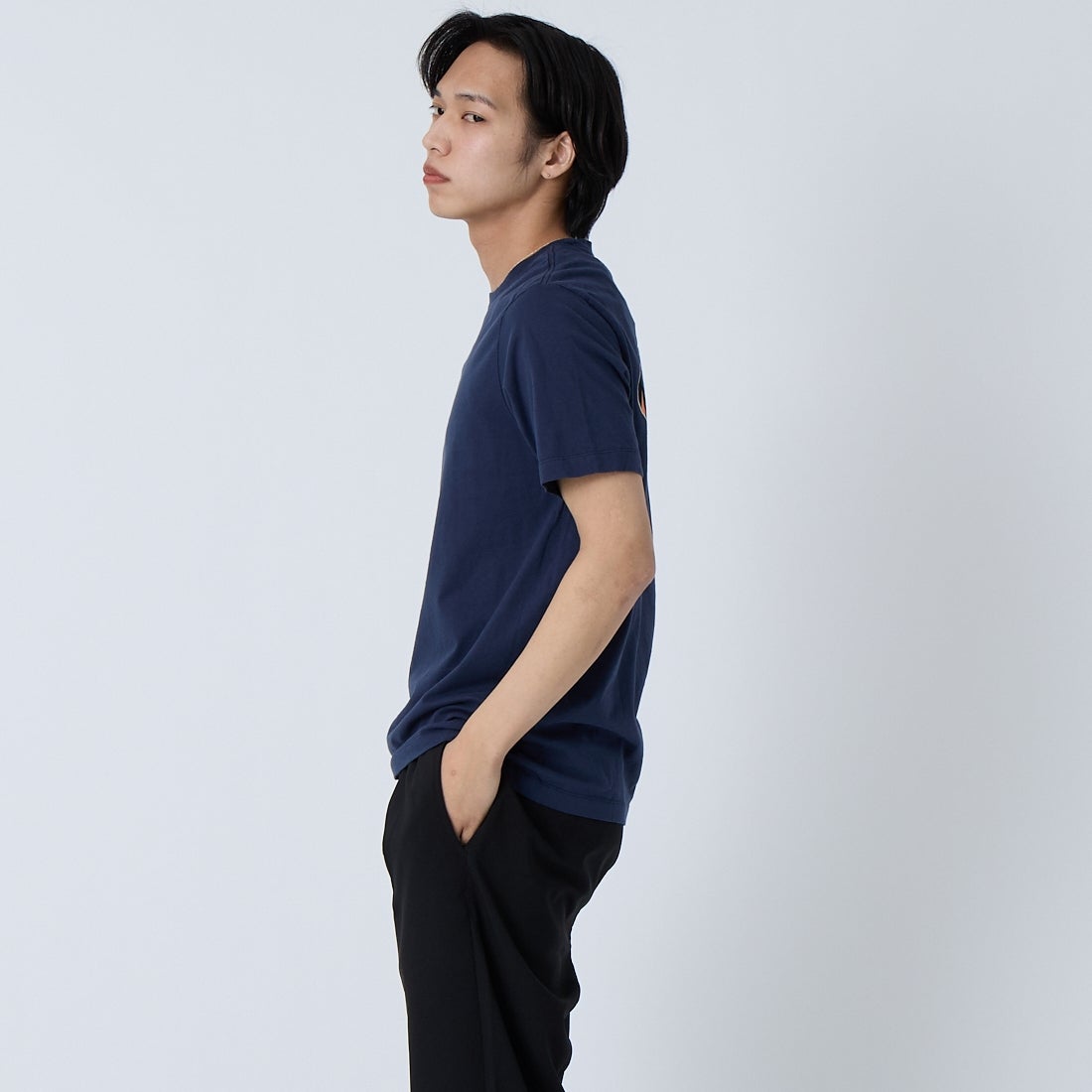 patagonia [パタゴニア] メンズ '95 オーバル ロゴ Tシャツ [37847] NNKO &&モデル身長：179cm 着用サイズ：S&&