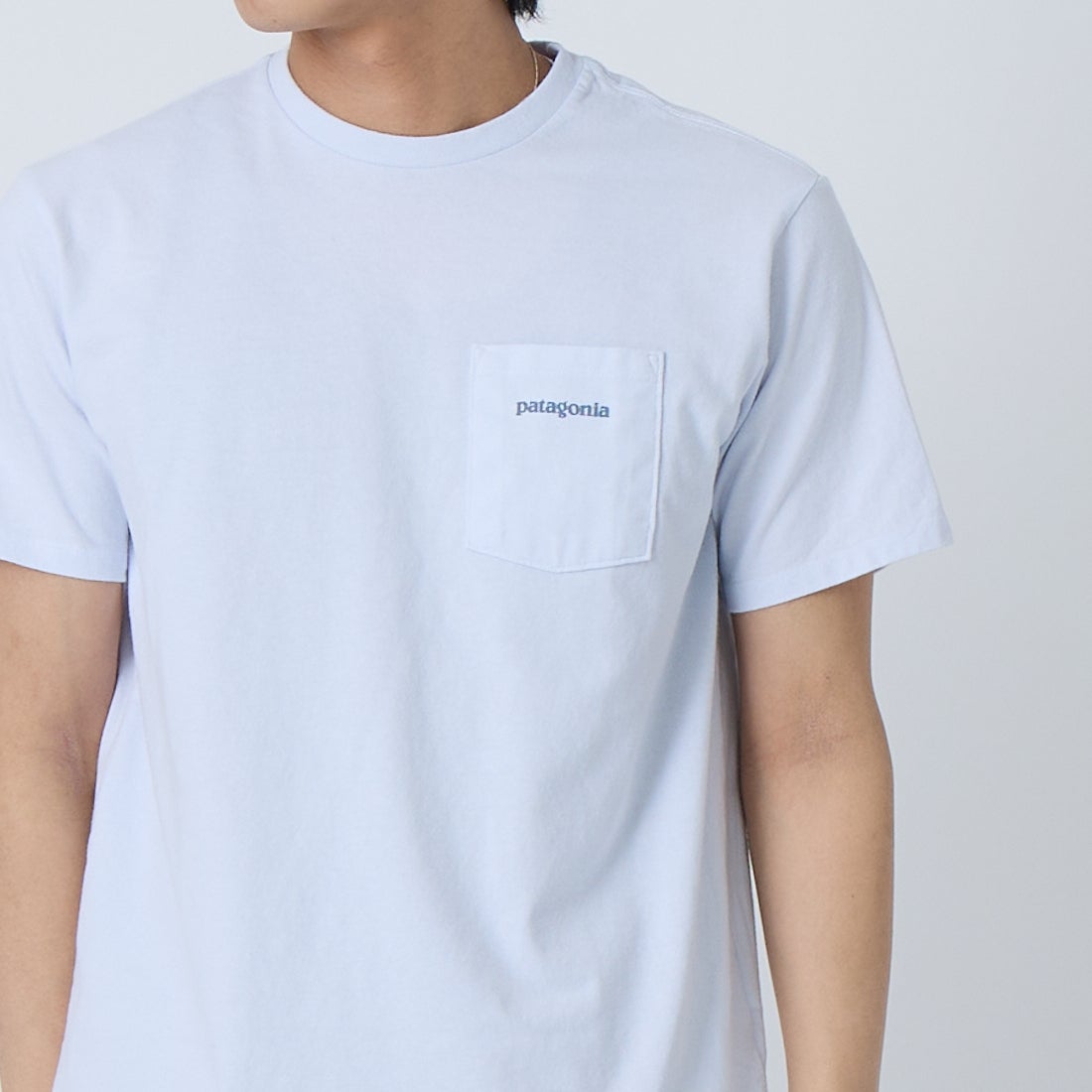 patagonia [パタゴニア] メンズ ボードショーツ ロゴ ポケット レスポンシビリティー [37655] WHI &&モデル身長：179cm 着用サイズ：S&&