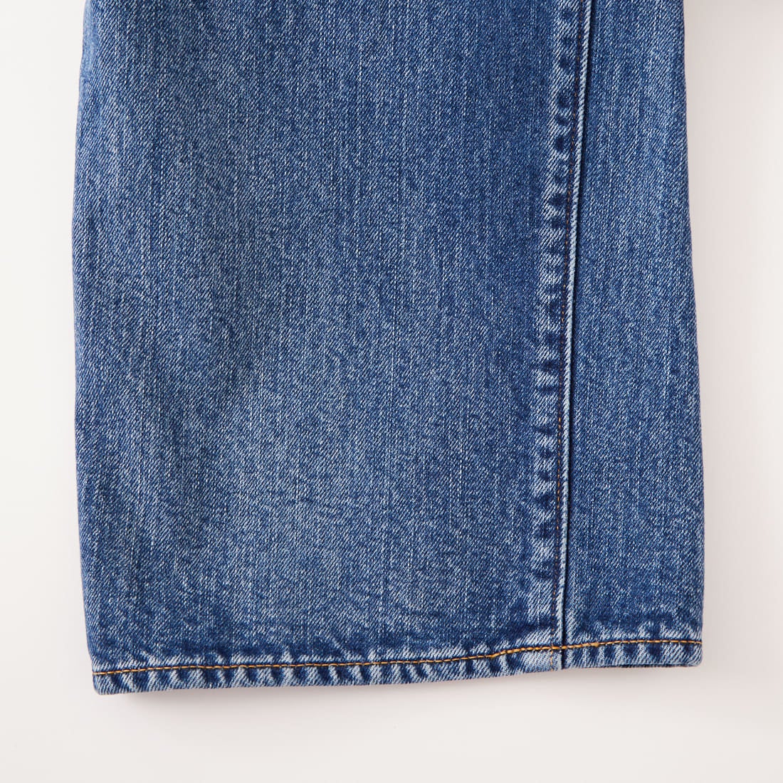 CIOTA [シオタ] ハイライズストレート5ポケットパンツ [PTLM-28HIS-PIMBL] MID BLUE