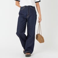 DARK NAVY&&モデル身長：162cm 着用サイズ：26&&