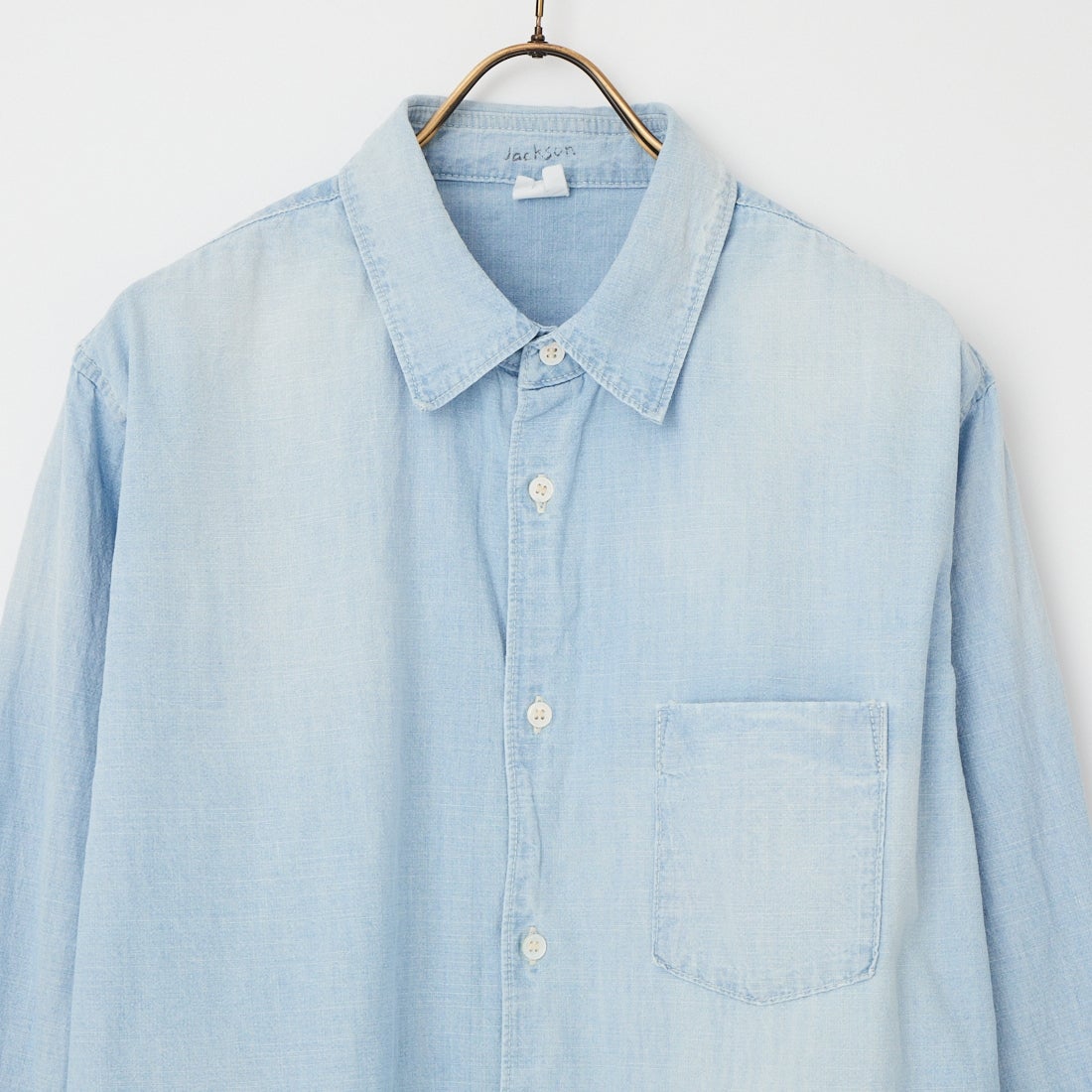 JACKSON MATISSE [ジャクソンマティス] 「ミッキーマウス」シャンブレーシャツ [JM26SS037] SAX