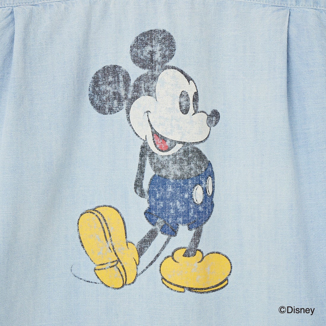 JACKSON MATISSE [ジャクソンマティス] 「ミッキーマウス」シャンブレーシャツ [JM26SS037] SAX