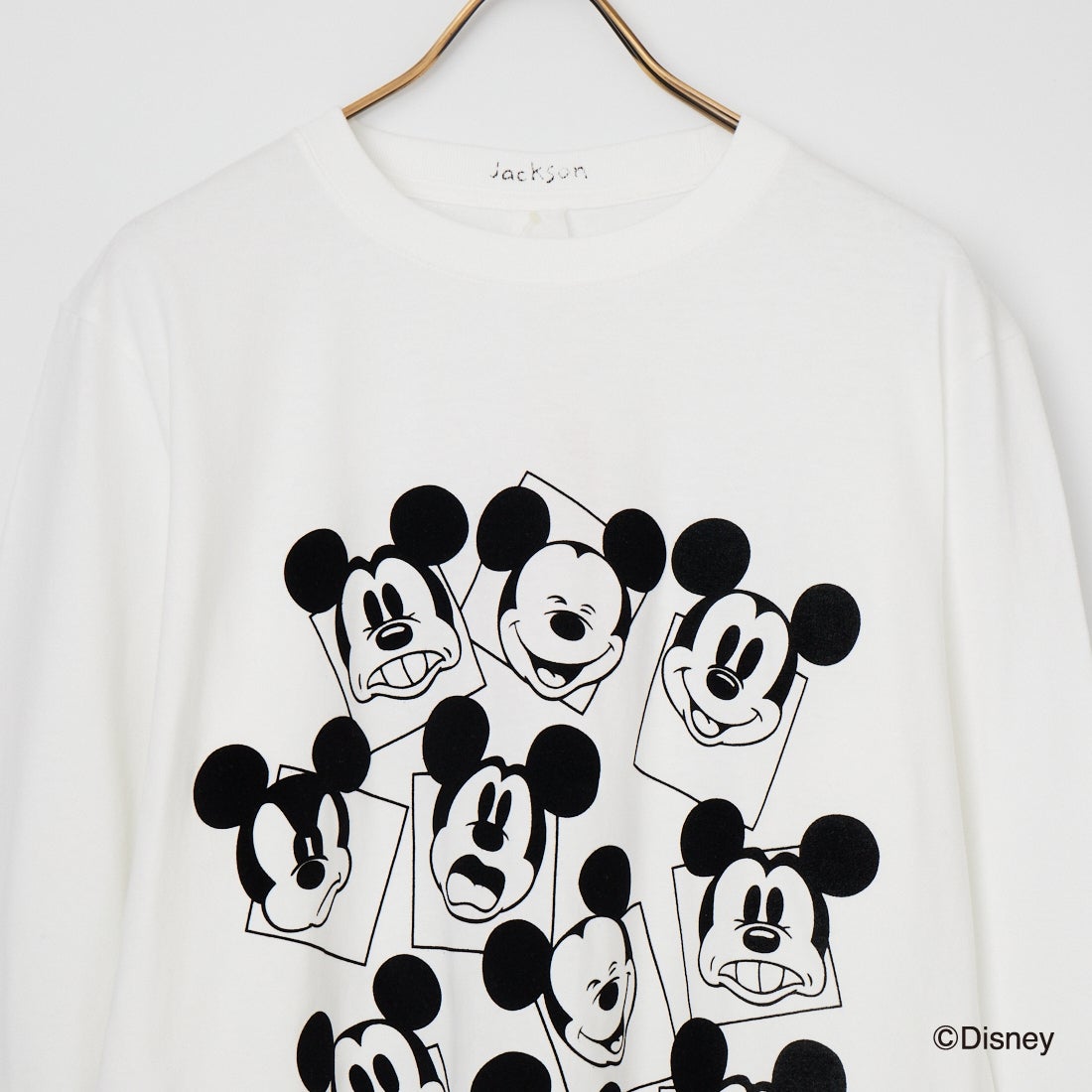 JACKSON MATISSE [ジャクソンマティス] 「ミッキーマウス」マルチフェイスTシャツ [JM26SS036] WHITE