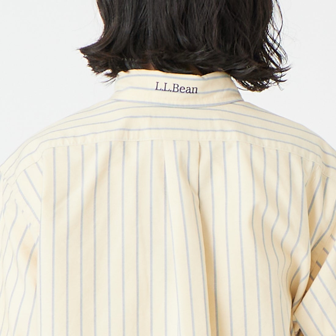 L.L.BEAN [エルエルビーン] オロノ ショートスリーブ シャツ [6275-4133] 93 BUTTER/ &&モデル身長：162cm 着用サイズ：M&&