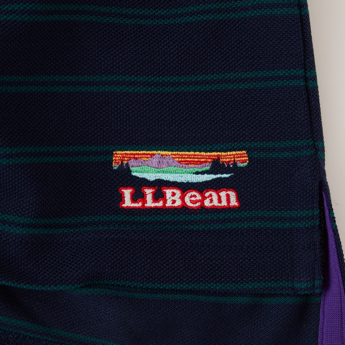 L.L.BEAN [エルエルビーン] トロイ ショートスリーブ ポロシャツ [6275-4138] 94 NVY/GRN