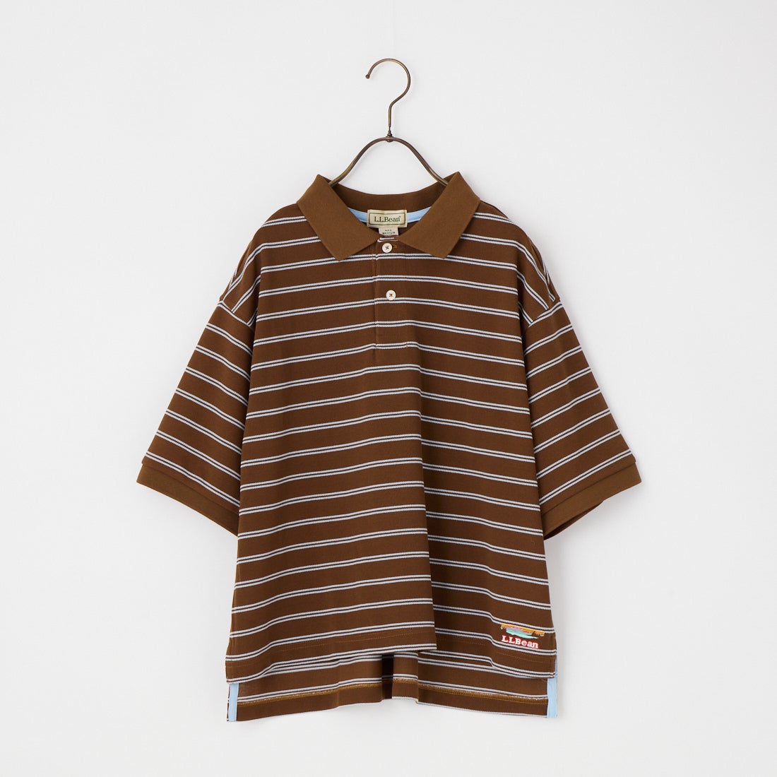 L.L.BEAN [エルエルビーン] トロイ ショートスリーブ ポロシャツ [6275-4138] 93 BRN/SAX